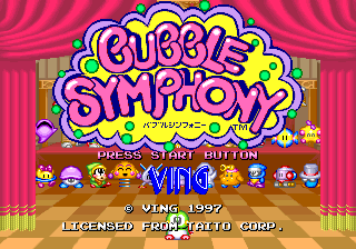 Bubble Symphony Title Screen